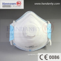 Breathing protection disposable FFP2 respirator mask with valve